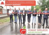 Otwarcie dróg w Gminie Jasieniec oraz Warka - 4 sierpnia 2021, foto nr 2, Starostwo Powiatowe w Grójcu